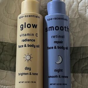 Spa Scentials Face & Body Oil Set